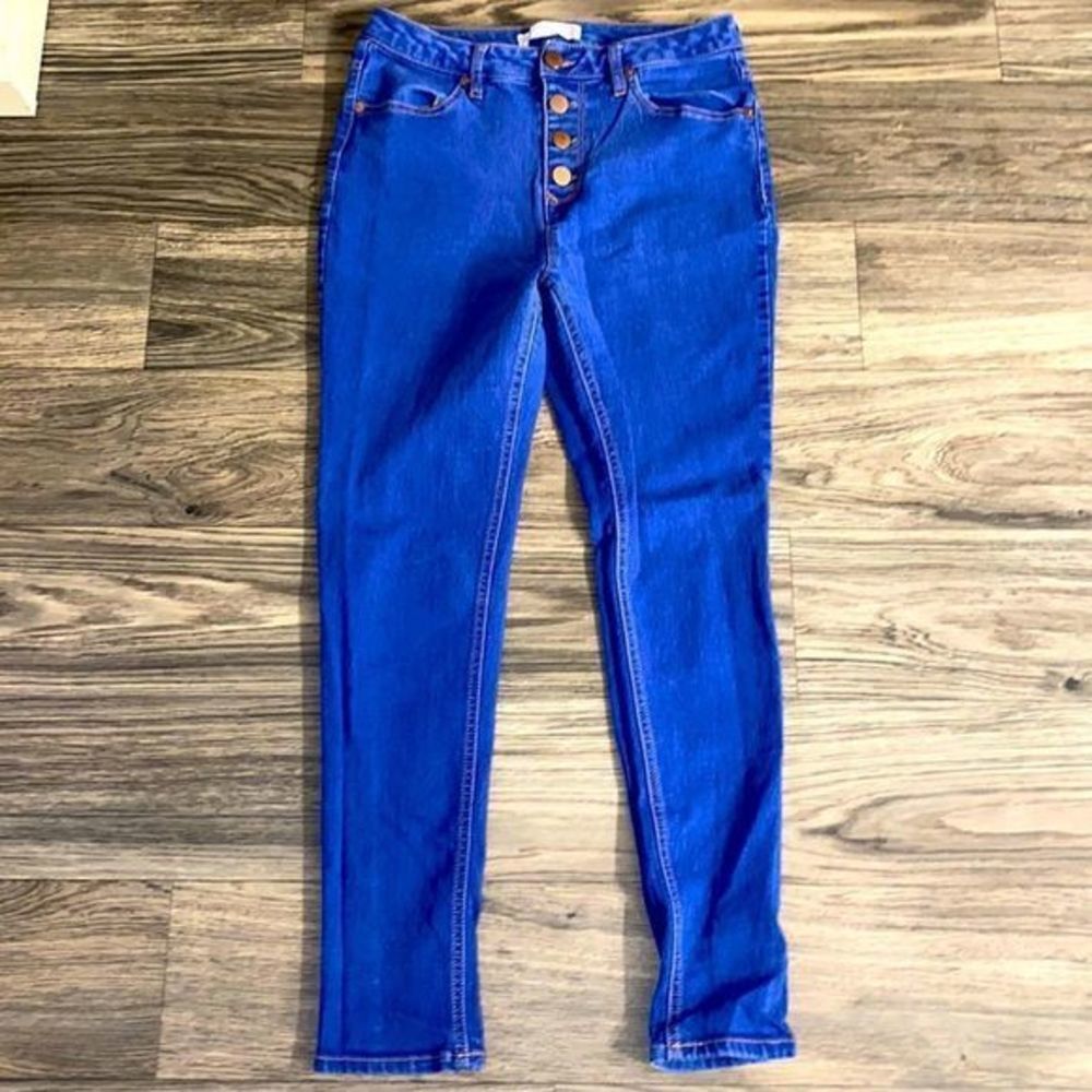 High rise skinny jeans